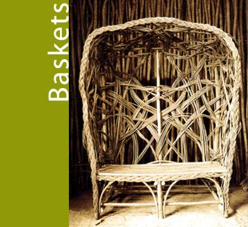 image of wicker seat